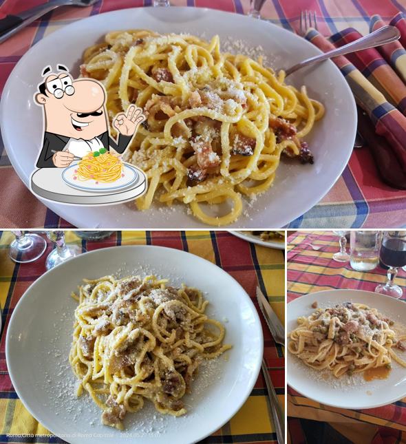 Spaghetti alla carbonara al La Tedesca