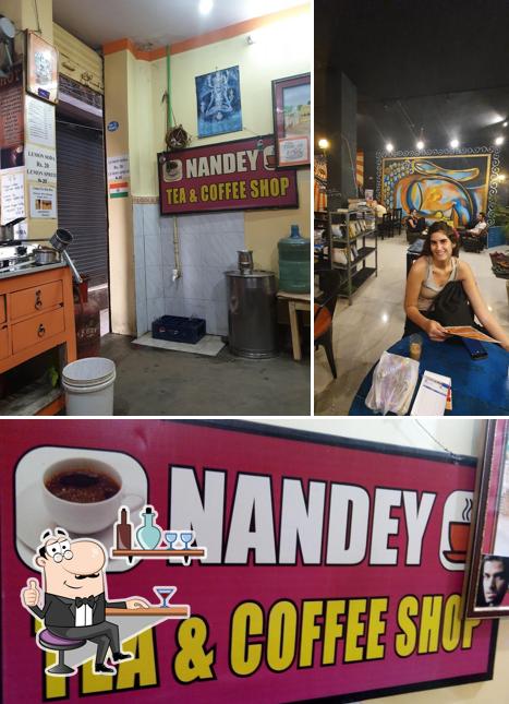 The interior of Nandey Tea And Coffee Shop