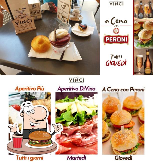Prova un hamburger a Cafè Vinci