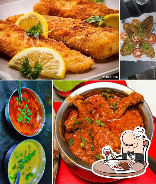 Order meat meals at Anna Bapu hotel
