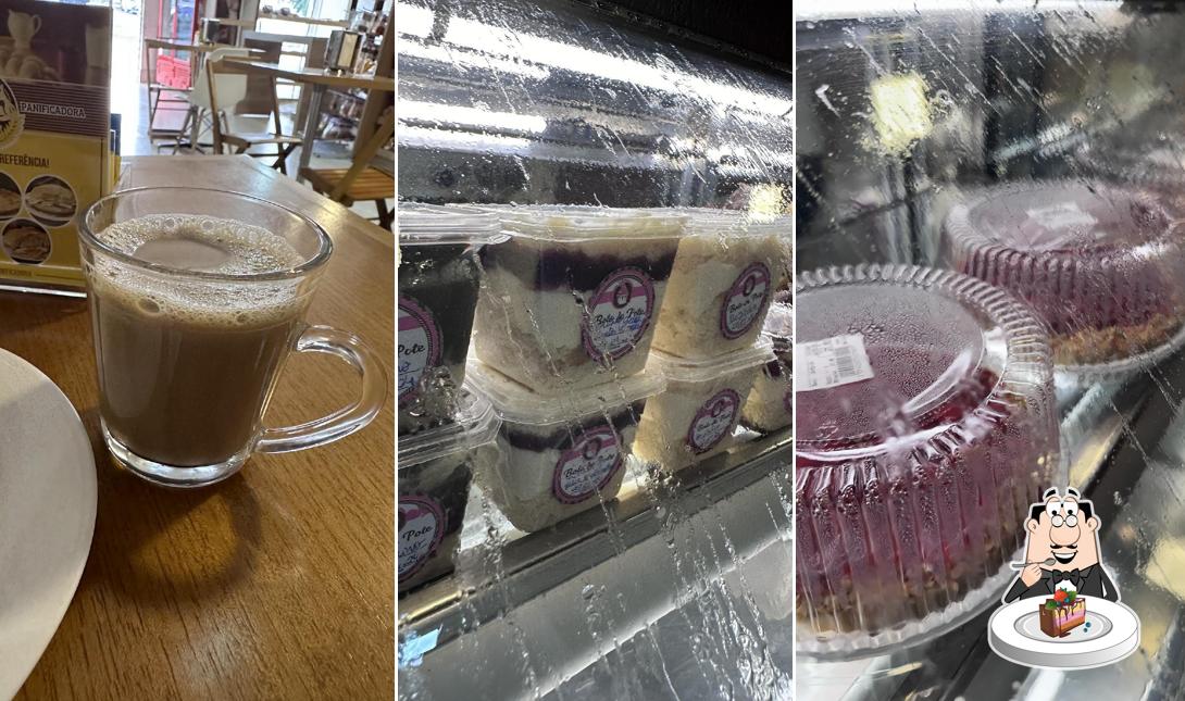 Bolo de chocolate em Badu Panificadora