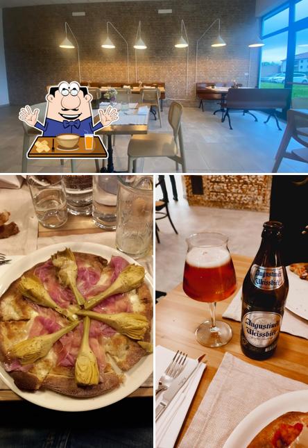 Dai un’occhiata alla foto che raffigura la cibo e interni di Cavaedium Pizzeria