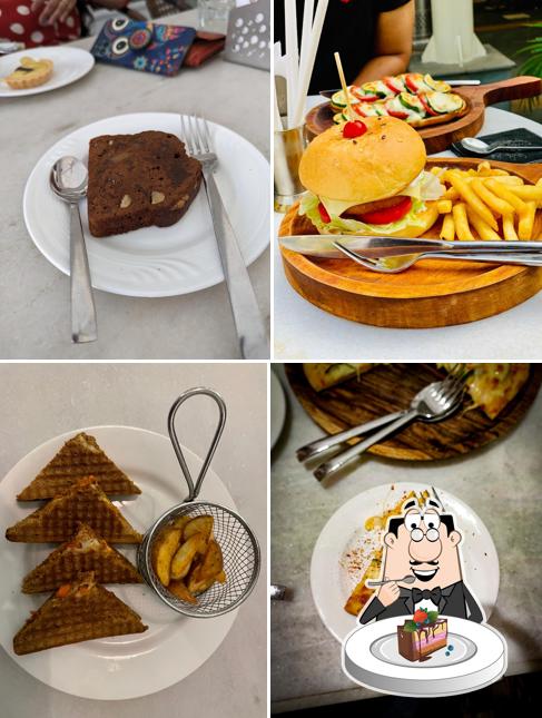 Chocolate cake at Cafechino