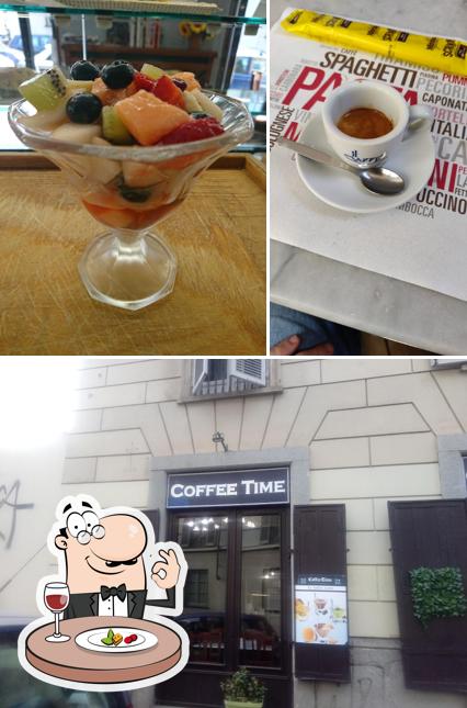 La cibo e esterno del ristorante