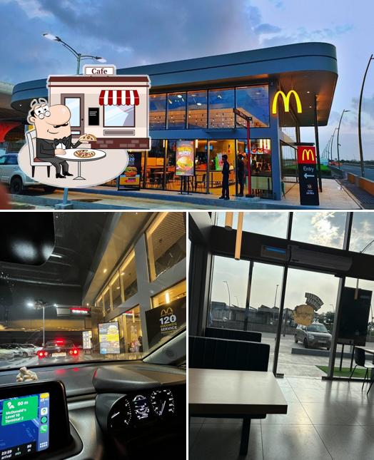 The exterior of McDonald's