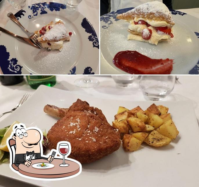 Cibo al Osteria Due Colonne