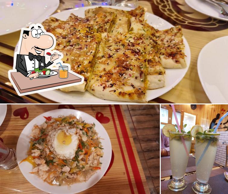 The restaurant's food and beverage