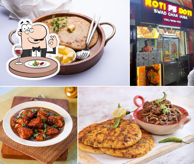 Food at Roti Pe Boti - Best North Indian Restaurant