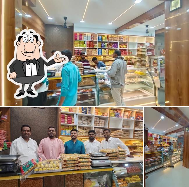 The interior of Shri Balaji farsan