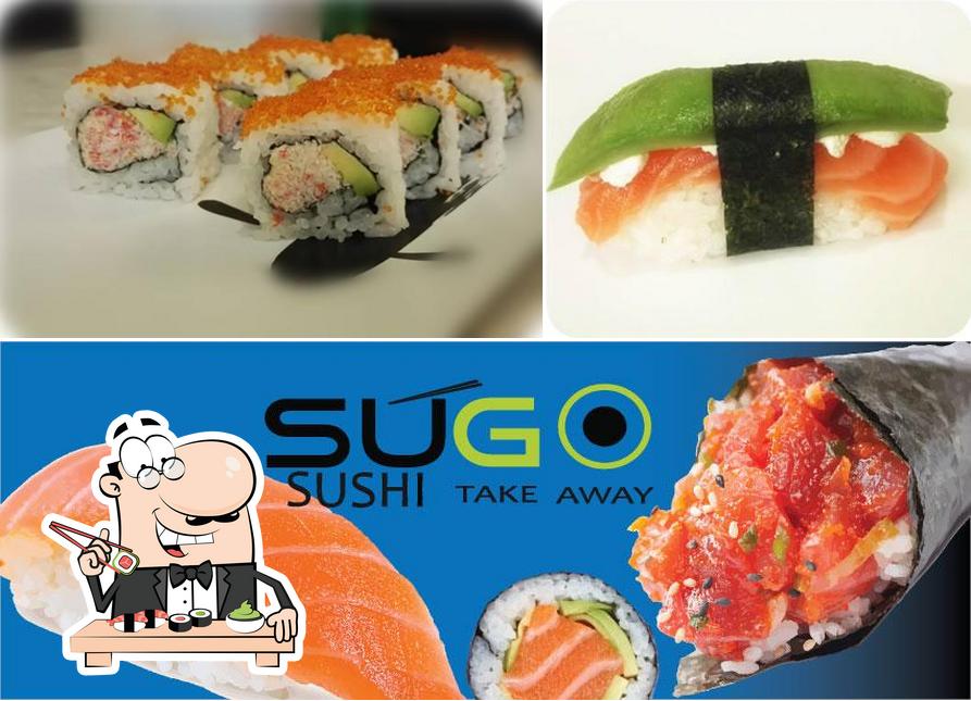 Prenditi le diverse opzioni di sushi