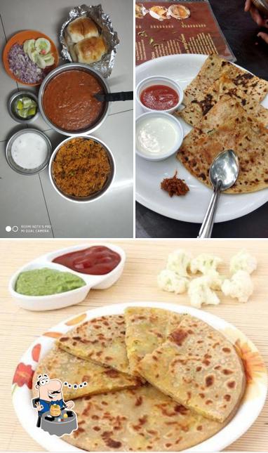 Meals at Swad Paratha house