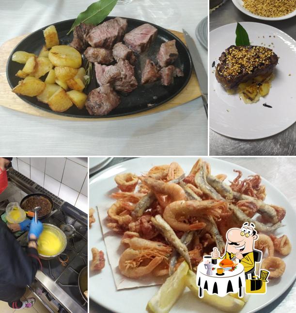Cibo al Ristorante Da Adele