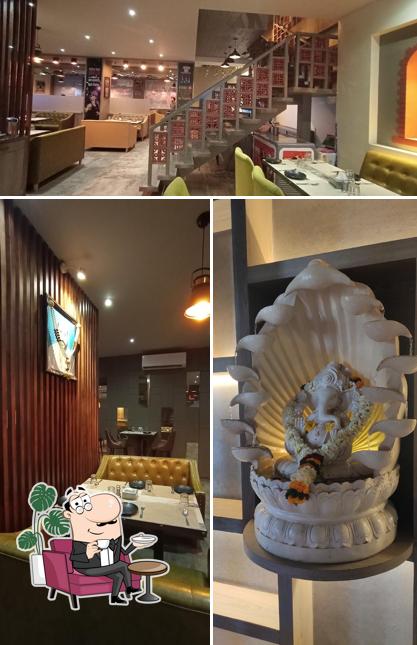 The interior of Seven Treats family Restaurant & Bar