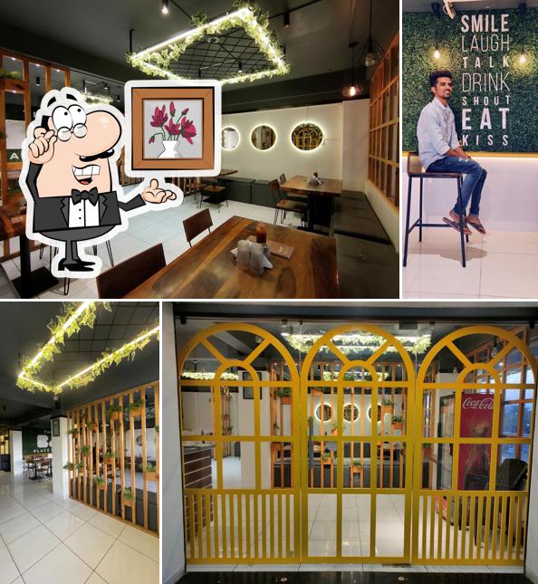 The interior of Size Zero Cafe