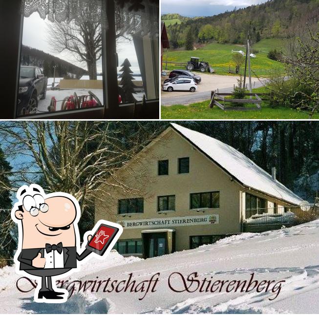 Goditi la vista dall'area esterna di www.stierenberg.ch Freitags und Samstags warme Küche bis 20:15. DO, 09.01.25 geschlossen