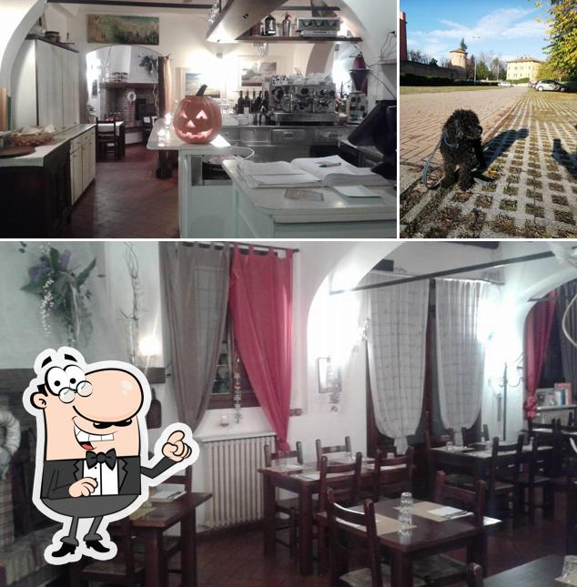 Questa è la foto che mostra la interni e esterno di Trattoria Del Mulino