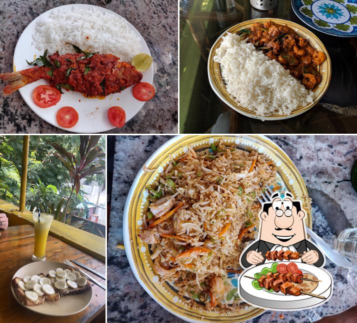 Meals at Babu's Cafe