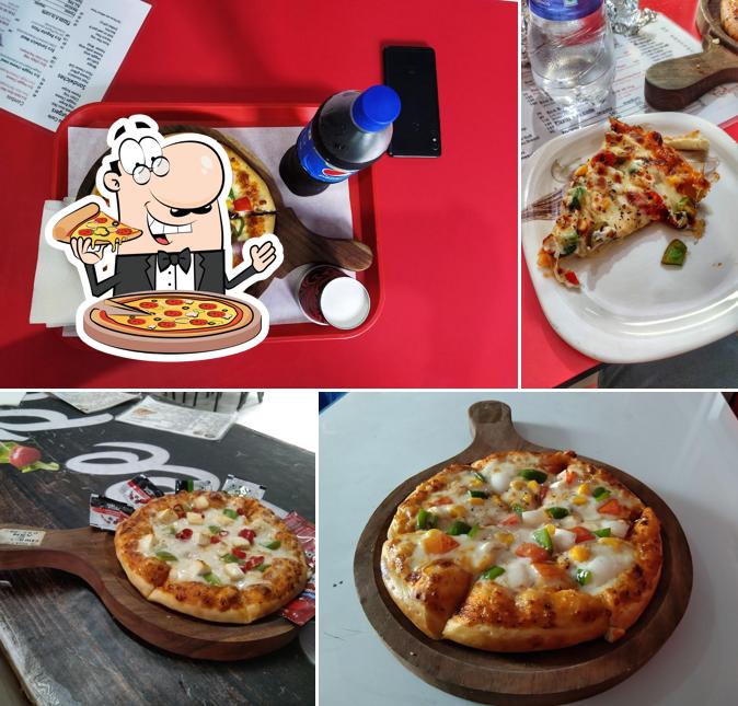 Order different kinds of pizza
