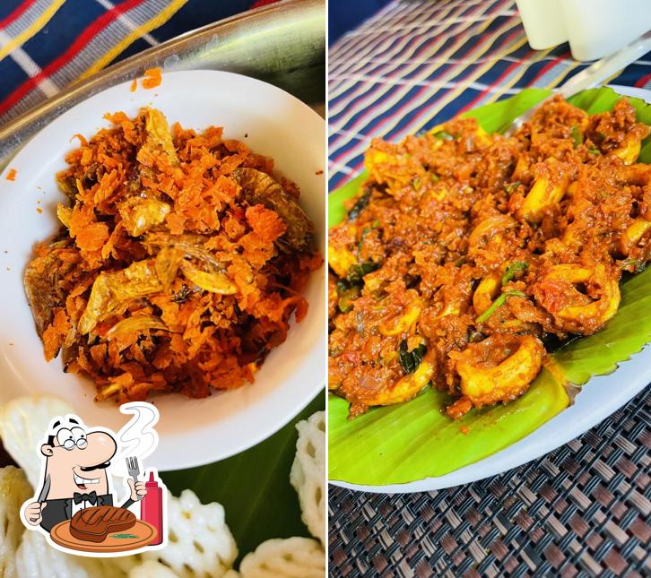 Hotel Suraksha offers meat dishes