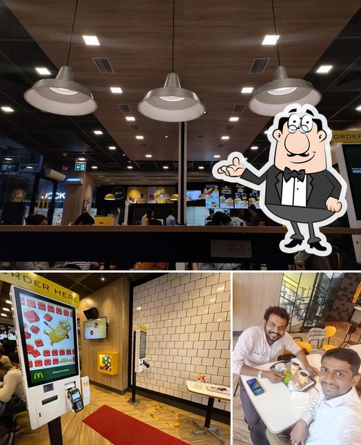 Take a seat at one of the tables at McDonald’s