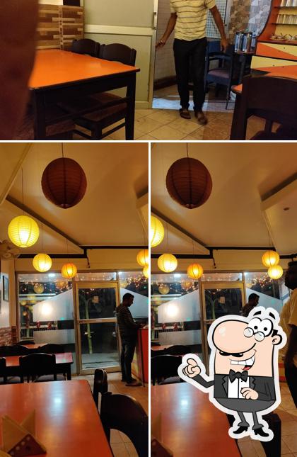 The interior of Naffy Restaurant