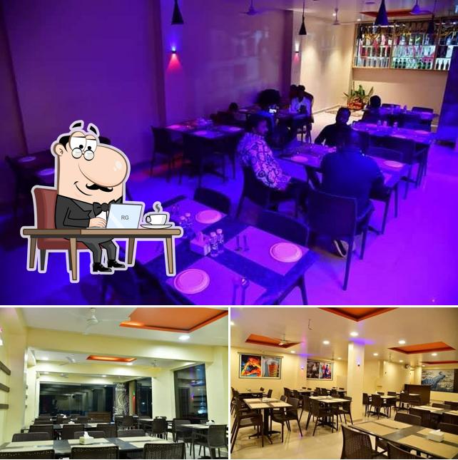 The interior of Hotel Sangram Bar and Family Restaurant The interior of Hotel Sangram Bar and Family Restaurant