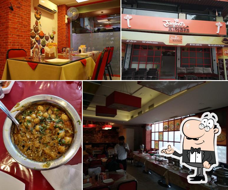 Take a seat at one of the tables at Ranjeet’s Kitchen