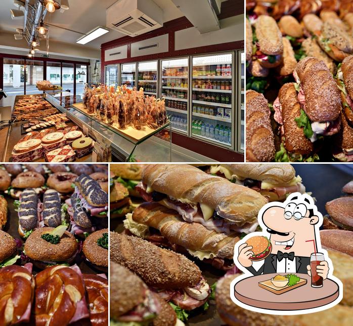 Ordina un hamburger a Le Délice - Fornerod