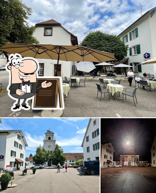 Puoi goderti l'aria fresca dal dehors di Restaurant Post Mariastein