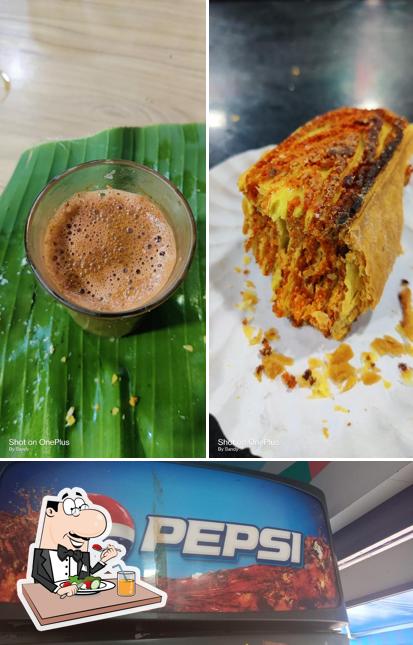 Food at Sri Gokulam bakes Tea , coffee Sweets