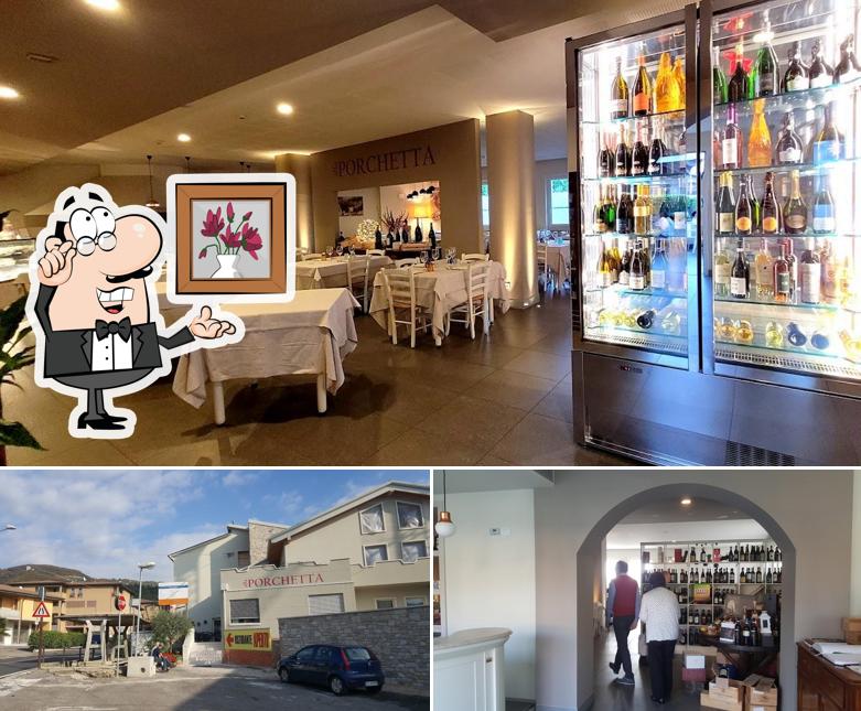 Gli interni di Trattoria Alla Porchetta