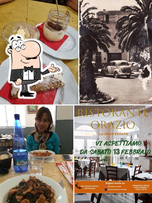 Gli interni di Trattoria Orazio