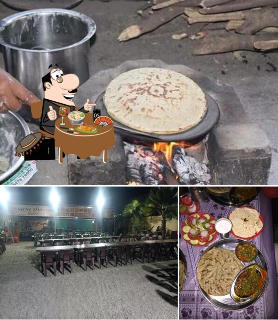The picture of Bapa Sitaram Kathiyawadi Restaurant’s food and dining table