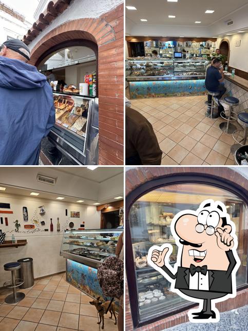 Gli interni di Buonocore Gelateria