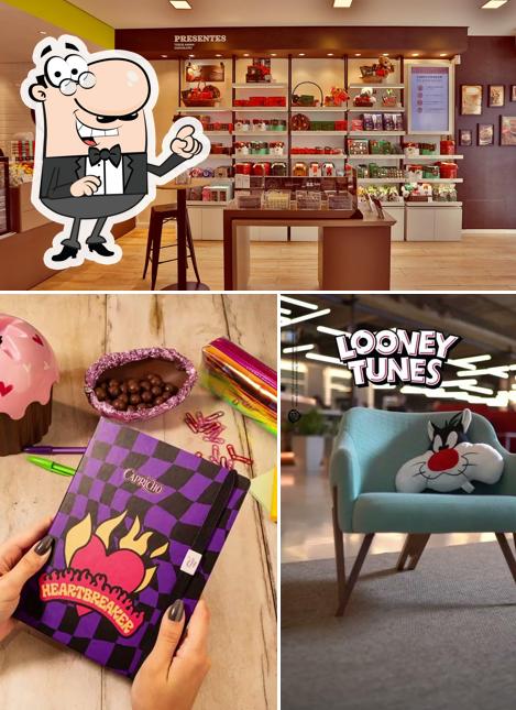 O interior do Cacau Show - Chocolates