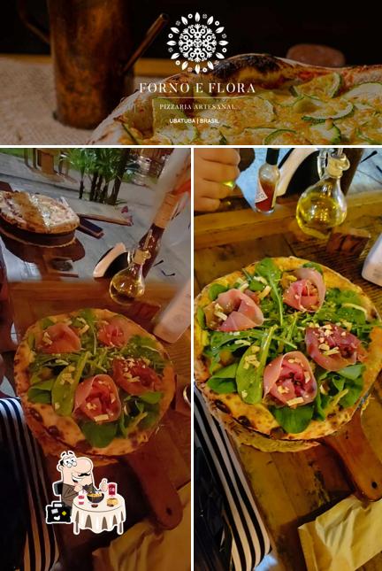 Comida em Forno e Flora Pizzaria de Fermentação Natural