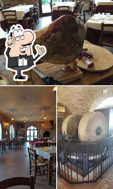 Gli interni di Gli Antichi Sapori