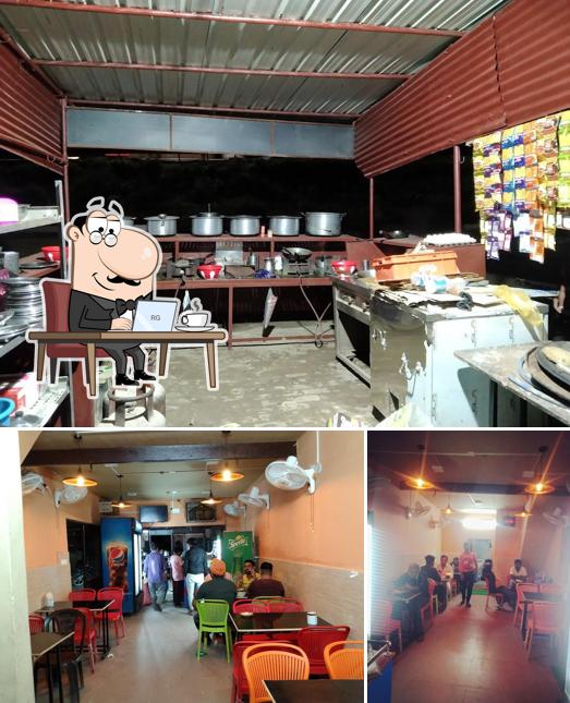 The interior of Naseeb Dhaba