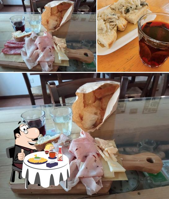 Piatto di formaggi al Osteria Al Cavallo