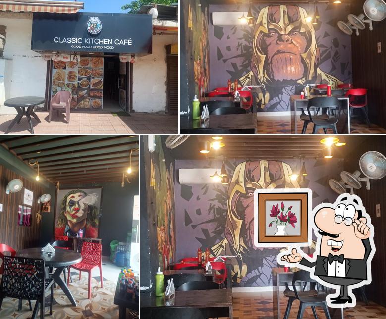 The interior of classic kitchen cafe