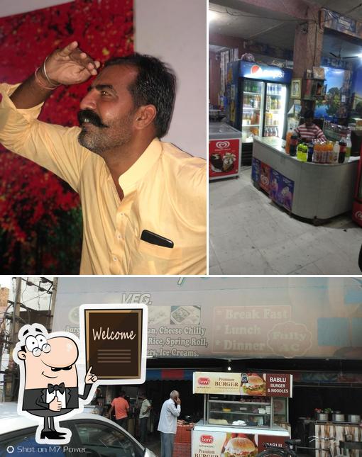 Look at the photo of hot n spicy burger point