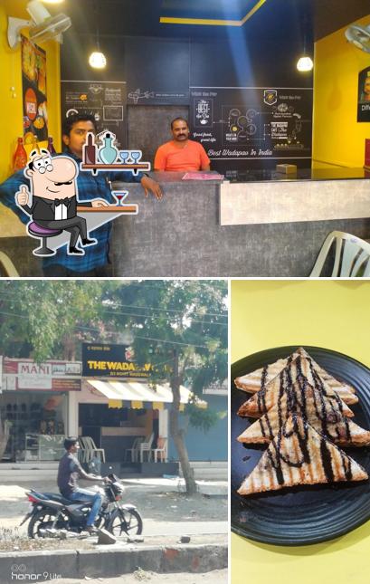 The interior of The Wadapav Cafe