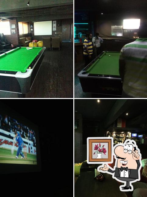 The interior of Xtreme Sports Bar
