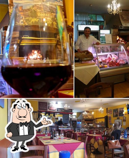 Gli interni di Osteria Ciccebombo