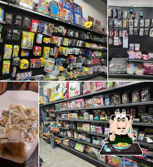 Food at K- square stationary shop and cafe