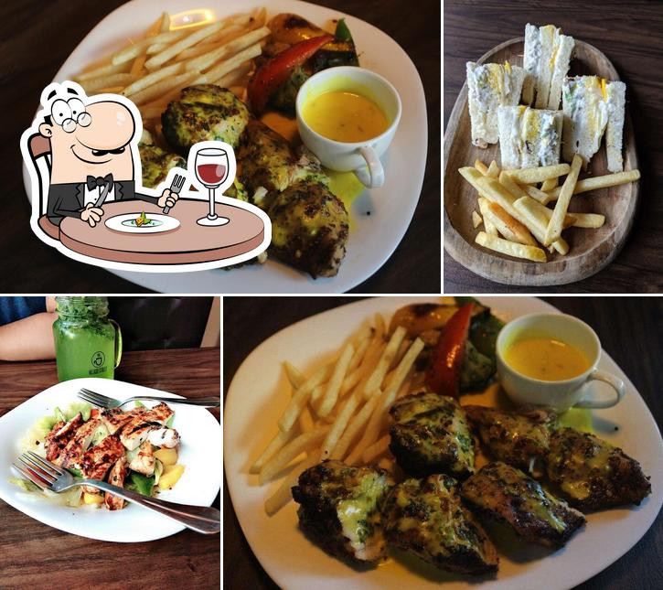 Food at Helado Street Cafe
