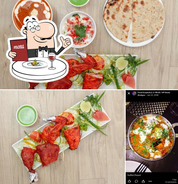 Food at PB65 Restaurant