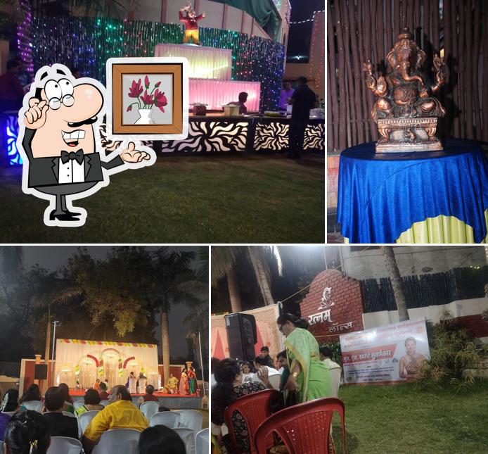 Take a seat at one of the tables at Ratnam Lawns