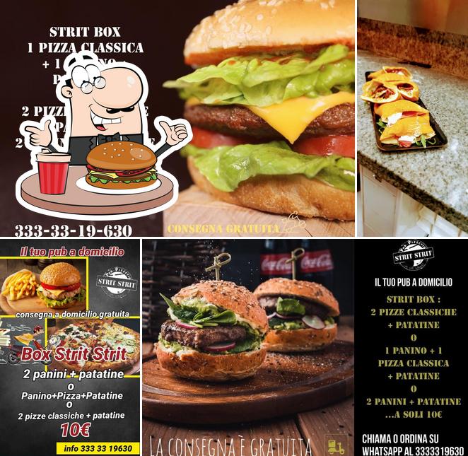 Prova un hamburger a Pizzeria e... Nan á Strit