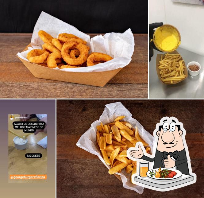 Comida em George Burgers Floripa